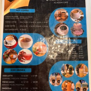 Aladdin Cafe - Menu - Coffee & Tea Near Me - Richardson, Texas Aladdin Cafe - Menu - Coffee & Tea Near Me - Richardson, Texas