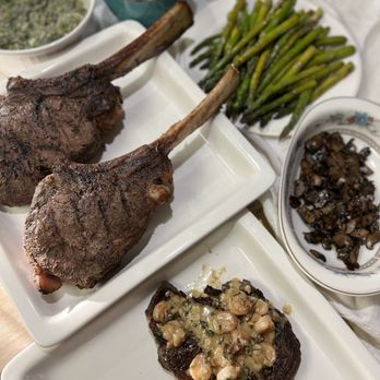 Wild Fork - lamb chops, mushrooms, and asparagus - Seafood Markets Near Me - Tampa, Florida Wild Fork - lamb chops, mushrooms, and asparagus - Seafood Markets Near Me - Tampa, Florida