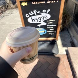 Coffee from the micro cafe