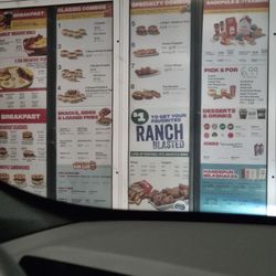 Krystal - Krystals menu...