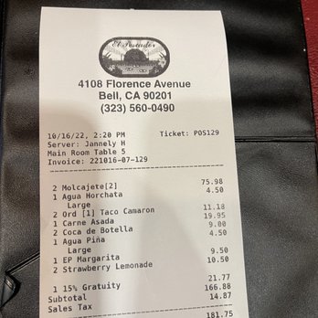 El Pescador - Bell - Cuando me llevaron el menú decía cada molcajete está en $33 dólares - Mexican Near Me - Bell, California El Pescador - Bell - Cuando me llevaron el menú decía cada molcajete está en $33 dólares - Mexican Near Me - Bell, California