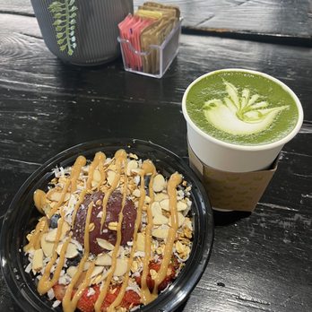 Old Town Caffe - Peanut butter acai and matcha latte - Coffee & Tea Near Me - Pasadena, California Old Town Caffe - Peanut butter acai and matcha latte - Coffee & Tea Near Me - Pasadena, California