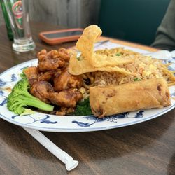 Ocean Restaurant - Kung Pao chicken meal