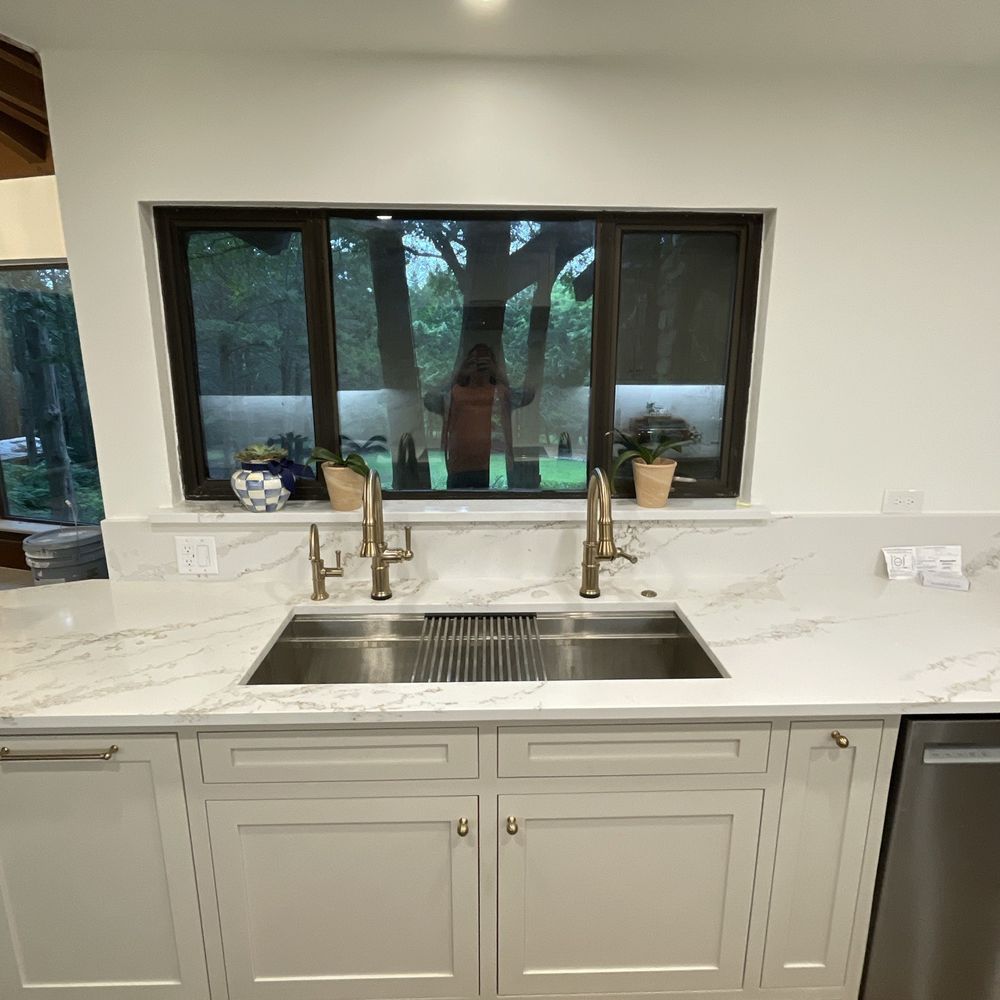 Elite Renovations - 45 in workstation sink and relocated the dishwasher - General Contractors Near Me - Richardson, Texas Elite Renovations - 45 in workstation sink and relocated the dishwasher - General Contractors Near Me - Richardson, Texas