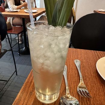 Fish Cheeks - pandan lemongrass iced tea - Seafood Near Me - New York, New York Fish Cheeks - pandan lemongrass iced tea - Seafood Near Me - New York, New York