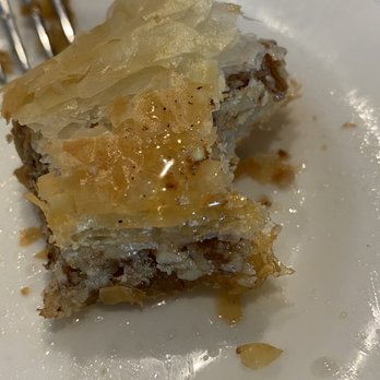 Crave Kabob  - Baklava- about the size of a good serving of brownies :) - Mediterranean Near Me - Centennial, Colorado