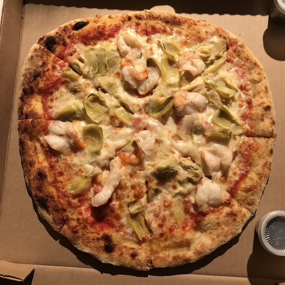 Capricci - We made our own to order; shrimp and artichoke. Really good and the staff were very nice. - Pizza Near Me - Isla Mujeres, ROO Capricci - We made our own to order; shrimp and artichoke. Really good and the staff were very nice. - Pizza Near Me - Isla Mujeres, ROO