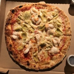 Capricci - We made our own to order; shrimp and artichoke. Really good and the staff were very nice.