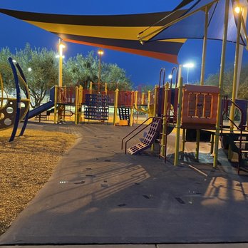 Arthur Pack Regional Park - Playground at night - Parks Near Me - Tucson, Arizona
