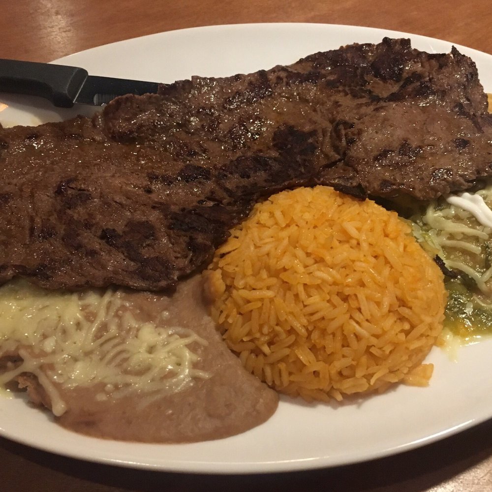 Maria's Tex Mex - Mexico asada. Thin steak with beans, rice, and fried tortillas - Tex-Mex Near Me - Dacula, Georgia Maria's Tex Mex - Mexico asada. Thin steak with beans, rice, and fried tortillas - Tex-Mex Near Me - Dacula, Georgia