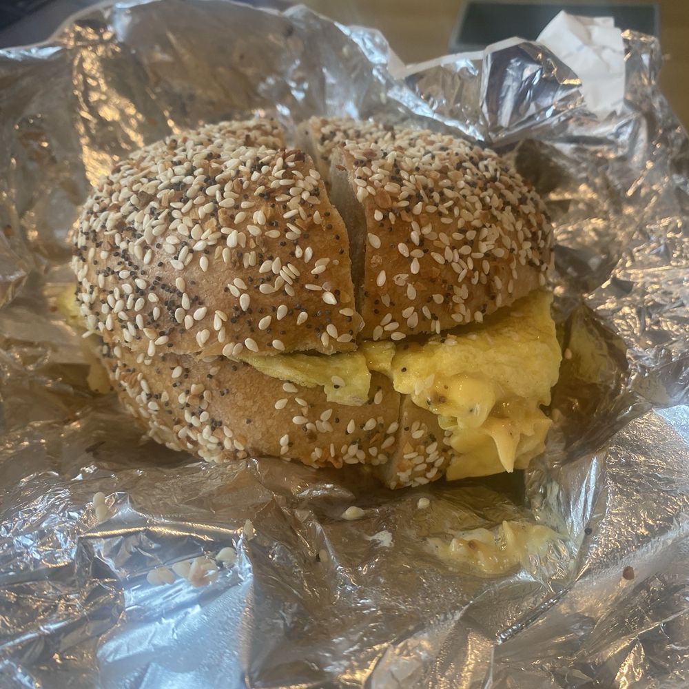Bakers On Broad - Everything bagel, sausage, egg and cheese - Bagels Near Me - Red Bank, New Jersey