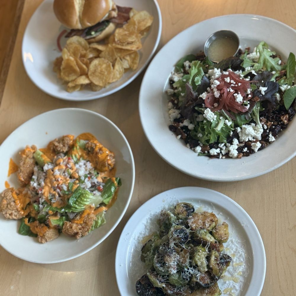 Neighbor - Fried oysters, hot honey Brussels, neighbor salad, and Mrs. Chanandler Bong - Comfort Food Near Me - Richmond, Virginia Neighbor - Fried oysters, hot honey Brussels, neighbor salad, and Mrs. Chanandler Bong - Comfort Food Near Me - Richmond, Virginia
