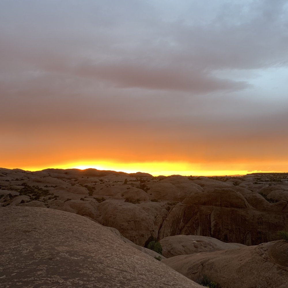 Slick rock sunset Slick rock sunset