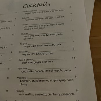 Pacifica - Menu - New American Near Me - Virginia Beach, Virginia