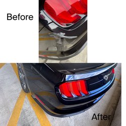 Car Traders - Rear bumper scratch repaired by Sam.