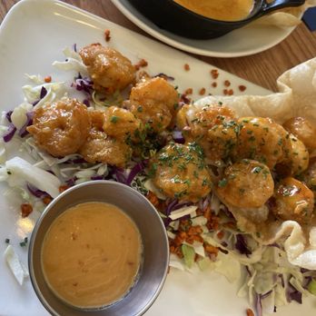 The Finch - Bang bang shrimp - American Near Me - Nashville, Tennessee