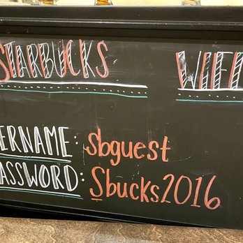 Starbucks - a blackboard with a sign that says starbucks, starbucks, starbucks, starbucks, starbucks, starbucks, starbucks, starbucks, starbucks - Coffee & Tea Near Me - Orlando, Florida