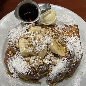 Nat's On Ventura - French Toast with Banana and Walnuts - American Near Me - Los Angeles, California Nat's On Ventura - French Toast with Banana and Walnuts - American Near Me - Los Angeles, California