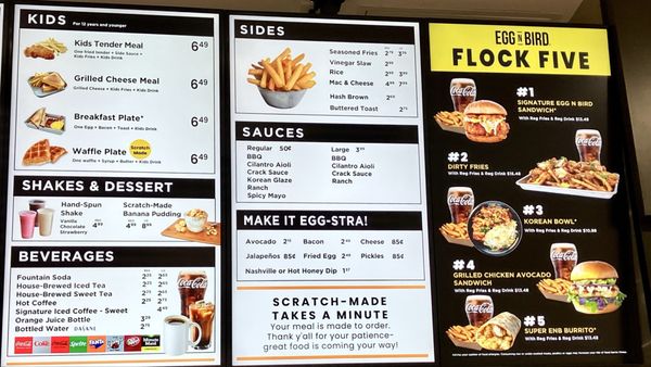 Menu photo 6 Egg N Bird Plano, TX
