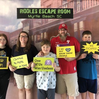 Riddles Escape Room - Escape Games Near Me - Myrtle Beach, South Carolina