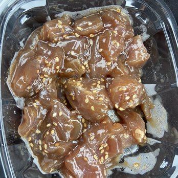 Ocean View Market - a plastic container filled with meat - Grocery Near Me - Captain Cook, Hawaii