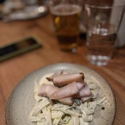 Off Alley - Smoked sturgeon, fennel, horseradish
