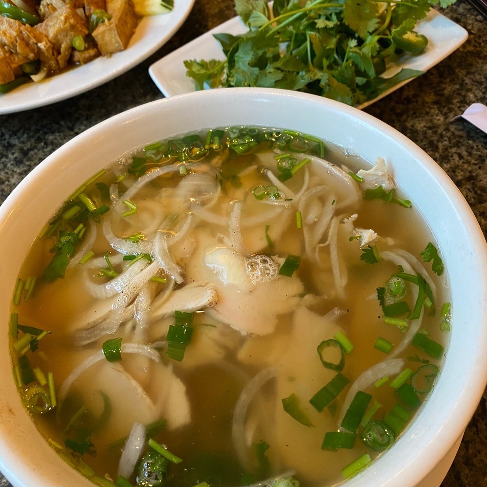 Grilled Ginger - Chicken pho D4. Pho Ga - Vietnamese Near Me - Fayetteville, North Carolina Grilled Ginger - Chicken pho D4. Pho Ga - Vietnamese Near Me - Fayetteville, North Carolina