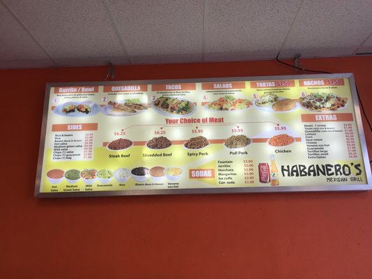 Menu photo 2 Habanero's Mexican Grill Madison, WI