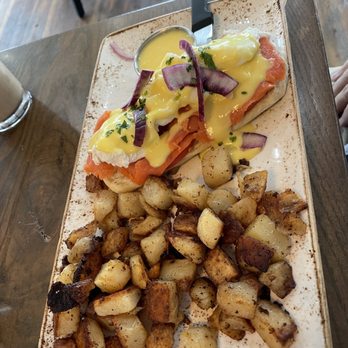 First Watch - Egg Benedict. Really good overall, but packed eggs were slightly over cooked. - Breakfast & Brunch Near Me - Vestavia, Alabama First Watch - Egg Benedict. Really good overall, but packed eggs were slightly over cooked. - Breakfast & Brunch Near Me - Vestavia, Alabama