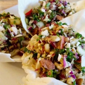 Commonfork Bites & Brews - Lettuce cups with ginger chicken - Pubs Near Me - Colorado Springs, Colorado Commonfork Bites & Brews - Lettuce cups with ginger chicken - Pubs Near Me - Colorado Springs, Colorado