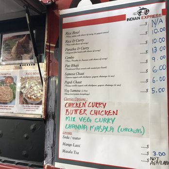 Indian Express - Menu - Food Trucks Near Me - San Jose, California