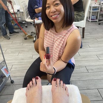 Debon Nails & Spa - Mandy gives a wonderful pedicure with hot stone massage! - Nail Salons Near Me - Phoenix, Arizona Debon Nails & Spa - Mandy gives a wonderful pedicure with hot stone massage! - Nail Salons Near Me - Phoenix, Arizona
