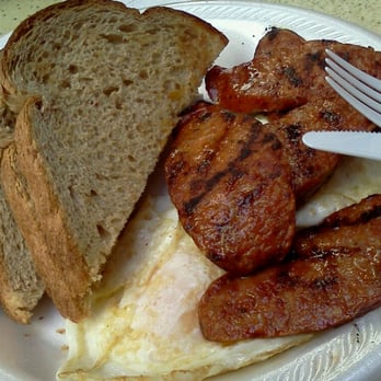 Me's BBQ - Portuguese sausage breakfast, $4.50. - Korean Near Me - Honolulu, Hawaii Me's BBQ - Portuguese sausage breakfast, $4.50. - Korean Near Me - Honolulu, Hawaii