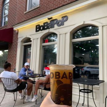 BoBaPoP Tea Bar - Kentlands - Peach tea - Bubble Tea Near Me - Gaithersburg, Maryland