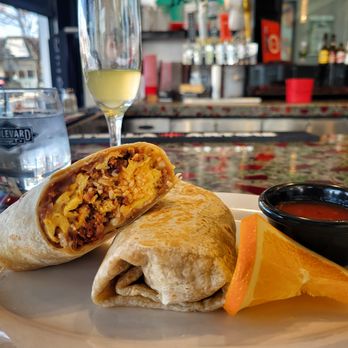 Wall ST Pizza - custom chorizo breakfast burrito - Pizza Near Me - Culver City, California