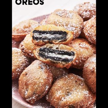 Ronny's Place - a plate of deep fried oreos - Pizza Near Me - Medford, Massachusetts