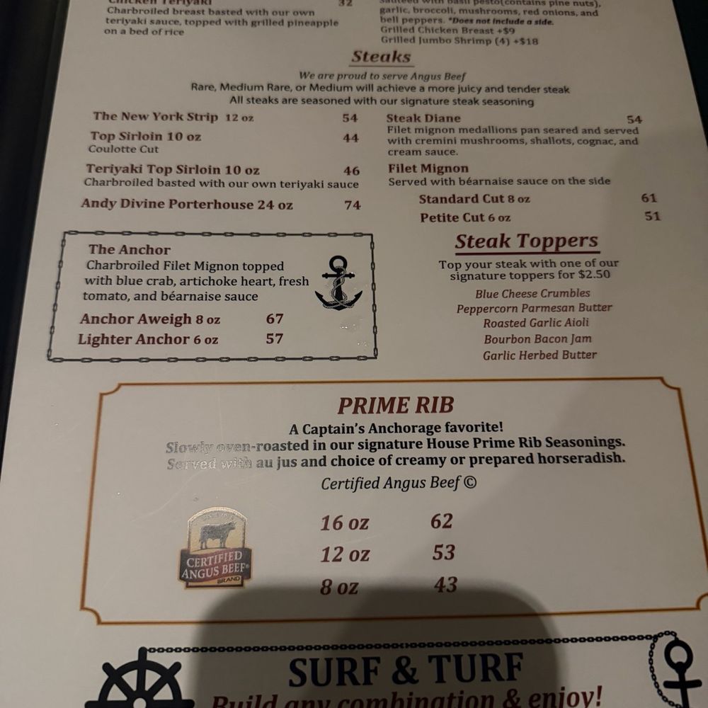 Captains Anchorage - Seafood Near Me - Big Bear Lake, California