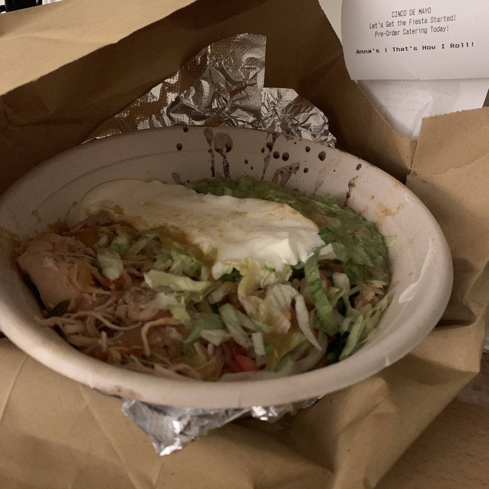 Anna's Taqueria - "Bowl" - Mexican Near Me - Somerville, Massachusetts