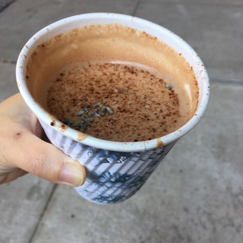 maman - Nice looking cup with thickened layer which speaks food quality. I gotta sipped some before I took the photo :D - Bakeries Near Me - New York, New York