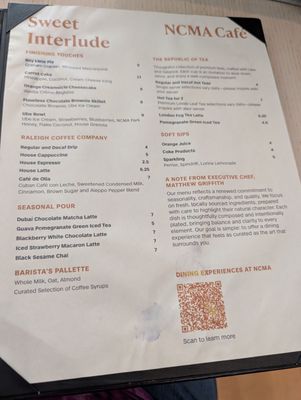 Menu photo 2 NCMA Cafe Raleigh, NC Menu photo 2 NCMA Cafe Raleigh, NC