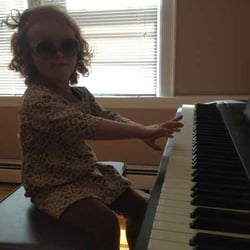 East Side Piano Lessons - Budding piano rockstar