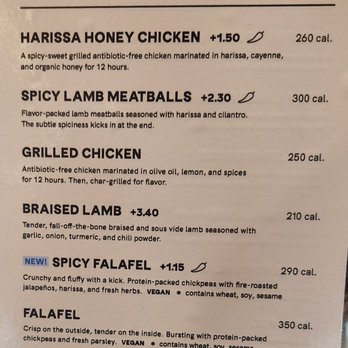 CAVA - Mains: choose 1 or 50/50 - Mediterranean Near Me - Irvine, California
