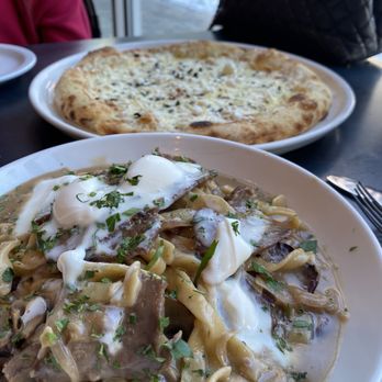 From Scratch - Beef Stroganoff and White Out Pizza - Pizza Near Me - Salt Lake City, Utah