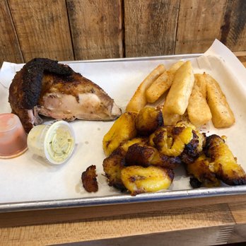 Chicken + Whiskey - 1/4 white chicken with yucca and plantains - Venezuelan Near Me - Washington, DC, District of Columbia Chicken + Whiskey - 1/4 white chicken with yucca and plantains - Venezuelan Near Me - Washington, DC, District of Columbia