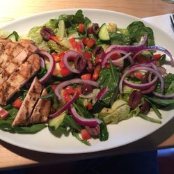 Boston Pizza - Mediterranean chicken salad.