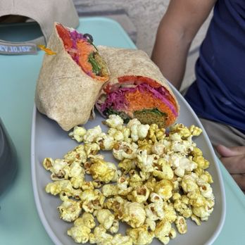 Communitea Cafe - Falafel wrap - Gluten-Free Near Me - Canmore, Alberta