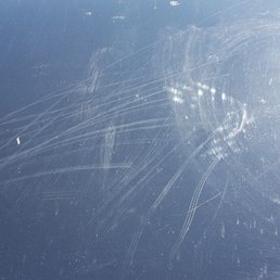 Scratches from the car wash