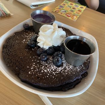 Easy Like Sunday - Ube Pancakes 2 (half order) - Southern Near Me - Greensboro, North Carolina