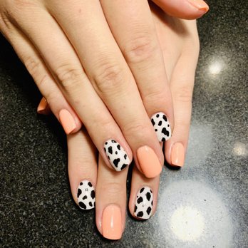 Get Gorgeous with Nina - Cow prints design - Nail Technicians Near Me Get Gorgeous with Nina - Cow prints design - Nail Technicians Near Me