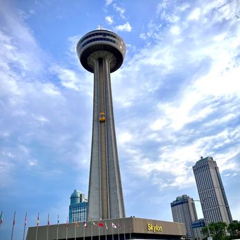 Skylon Tower - Skylon view from their parking lot - Canadian (New) Near Me - Niagara Falls, Ontario